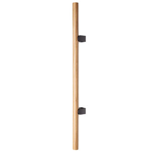 Mâner lung Viefe Kumo Wood Big One, stejar și negru titan, 878 mm (interax 448 mm)