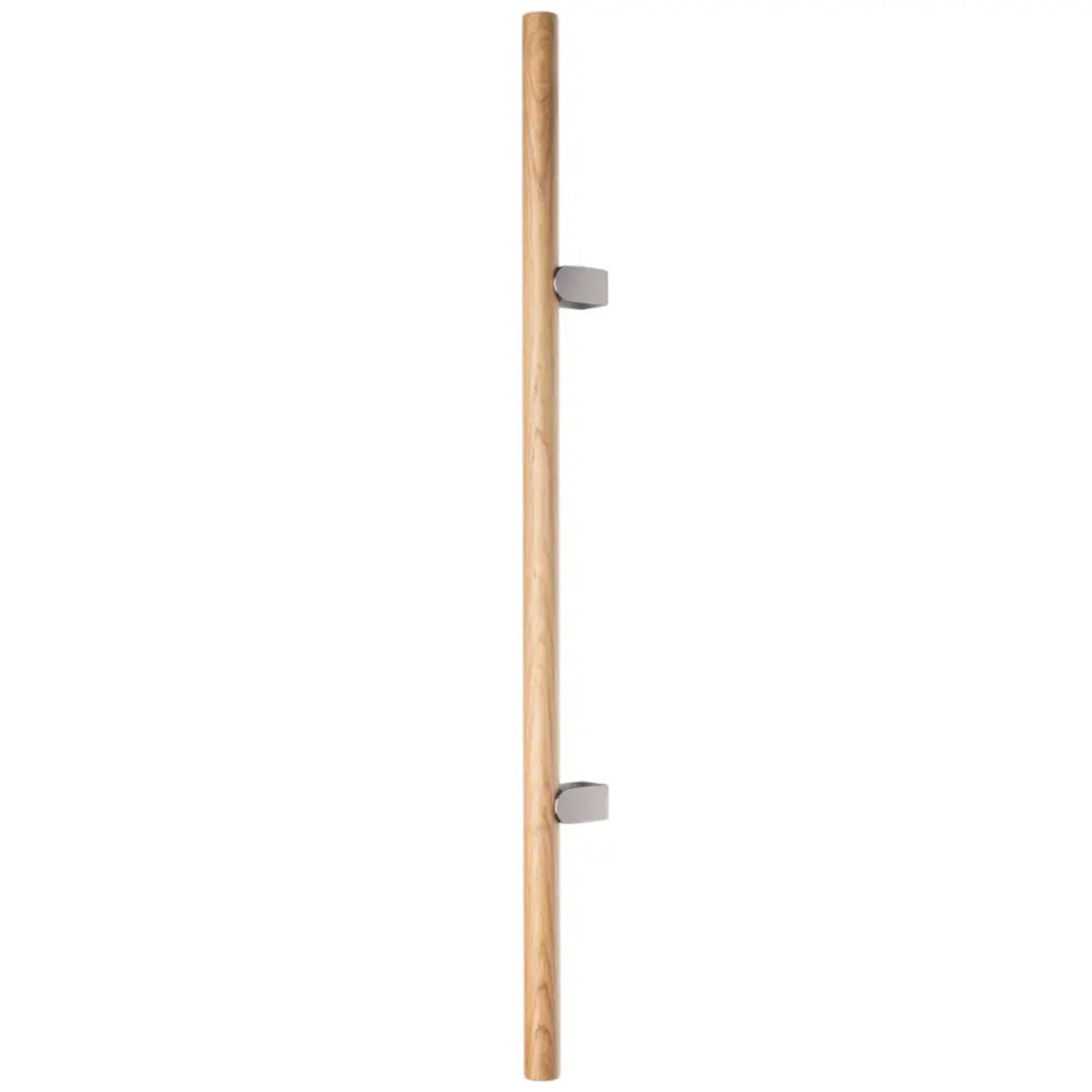 Mâner lung Viefe Kumo Wood Big One, stejar și oțel inoxidabil, 1596 mm (interax 1056 mm)