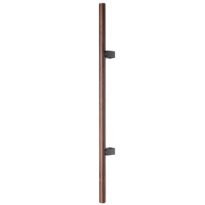 Mâner lung Viefe Kumo Wood Big, nuc și negru titan, 1010 mm (interax 640 mm)