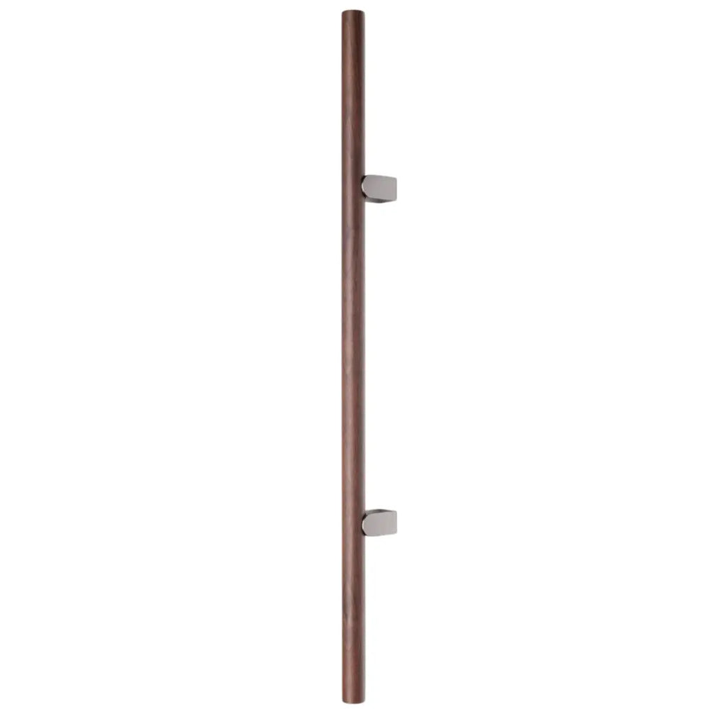 Mâner lung Viefe Kumo Wood Big, nuc și oțel inoxidabil, 1010 mm (interax 640 mm)