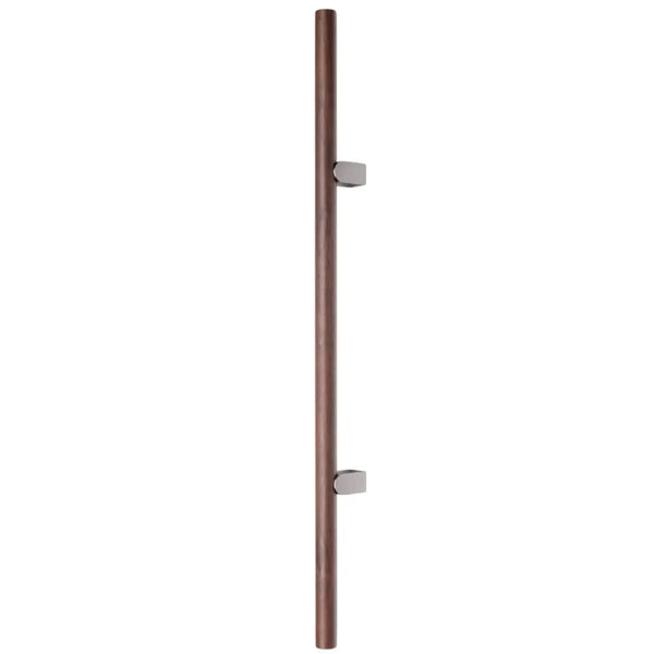 Mâner lung Viefe Kumo Wood Big, nuc și oțel inoxidabil, 1010 mm (interax 640 mm)