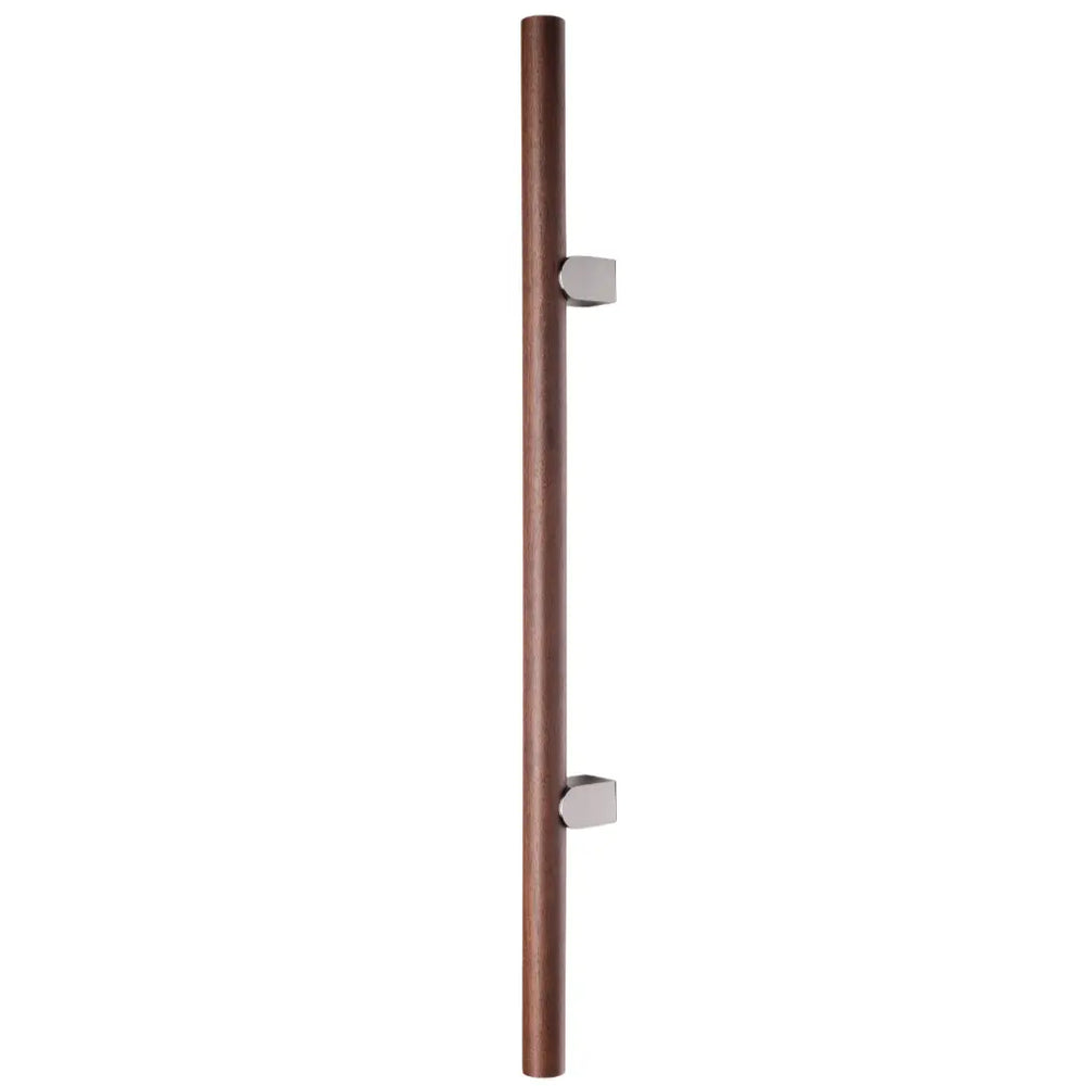 Mâner lung Viefe Kumo Wood Big, nuc și oțel inoxidabil, 610 mm (interax 320 mm)