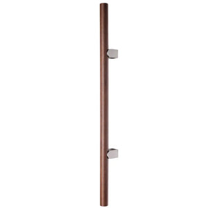 Mâner lung Viefe Kumo Wood Big, nuc și oțel inoxidabil, 610 mm (interax 320 mm)