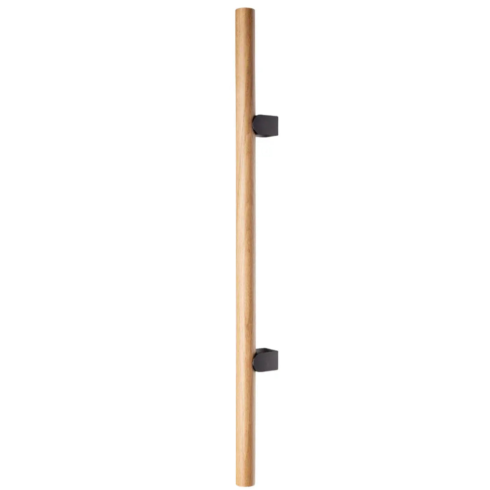 Mâner lung Viefe Kumo Wood Big, stejar și negru titan, 610 mm (interax 320 mm)