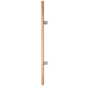 Mâner lung Viefe Kumo Wood Big, stejar și oțel inoxidabil, 1010 mm (interax 640 mm)