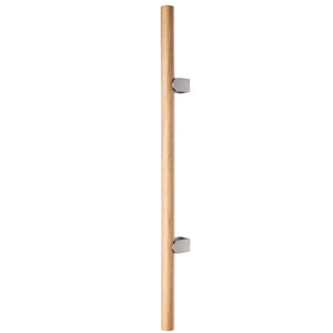 Mâner lung Viefe Kumo Wood Big, stejar și oțel inoxidabil, 610 mm (interax 320 mm)