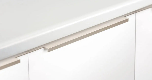 Mâner lung Viefe Linear, oțel inoxidabil, 697 mm - imagine 2