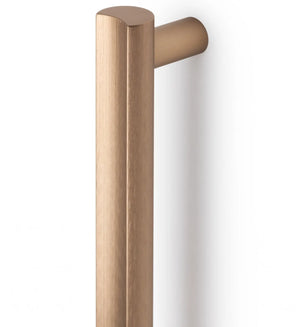 Mâner lung Viefe Moon, alamă cava periată, 1096 mm (interax 1056 mm)