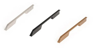 Mâner lung Viefe Rail, alamă cava periată, 600 mm