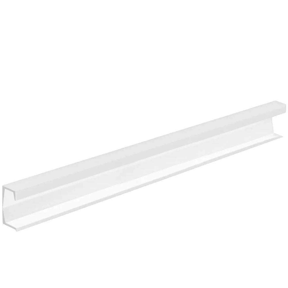 Mâner lung Viefe Six, alb mat texturat, 597 mm