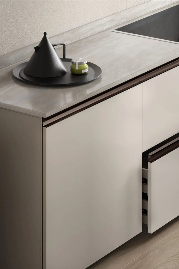 Mâner lung Viefe Six, maro metalic texturat, 897 mm - imagine 2
