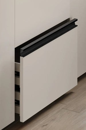 Mâner lung Viefe Six, negru lava texturat, 897 mm - imagine 3