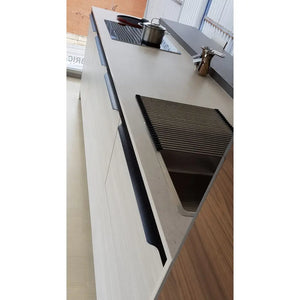 Mâner lung Viefe Vector, negru periat, 897 mm - imagine 2