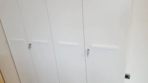 Mâner mobilier Viefe Angle, alb mat, 500 mm (interax 416 mm) - imagine 4