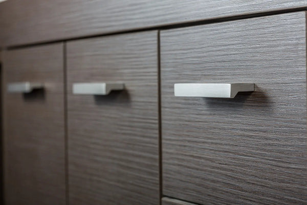Mâner mobilier Viefe Angle, anodizat mat, 45 mm (interax 32 mm) - imagine 2