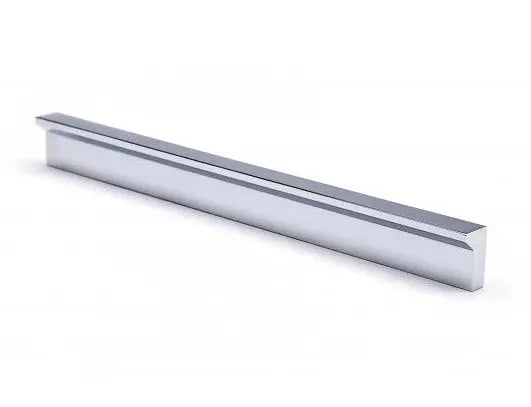 Mâner mobilier Viefe Angle, crom lucios, 100 mm (interax 64 mm) - imagine 2
