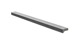 Mâner mobilier Viefe Angle, gri metalizat, 200 mm