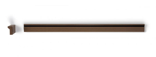Mâner mobilier Viefe Angle, maro metalizat, 300 mm (interax 192 mm)