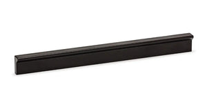 Mâner mobilier Viefe Angle, negru mat, 600 mm (interax 480 mm)