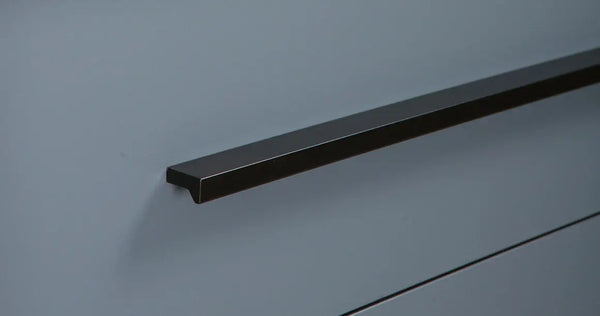 Mâner mobilier Viefe Angle, negru mat, 900 mm