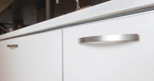 Mâner mobilier Viefe Arch, nichel periat, 208,5 mm (interax 192 mm) - imagine 2