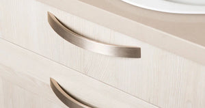 Mâner mobilier Viefe Arko, oțel inoxidabil, 292 mm (interax 256 mm)