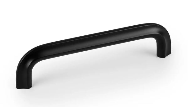 Mâner mobilier Viefe Asi, negru mat, 146 mm (interax 128 mm)