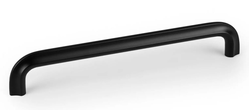 Mâner mobilier Viefe Asi, negru mat, 210 mm (interax 192 mm)