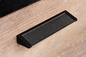 Mâner mobilier Viefe Backk, negru texturat, 212 mm - imagine 3
