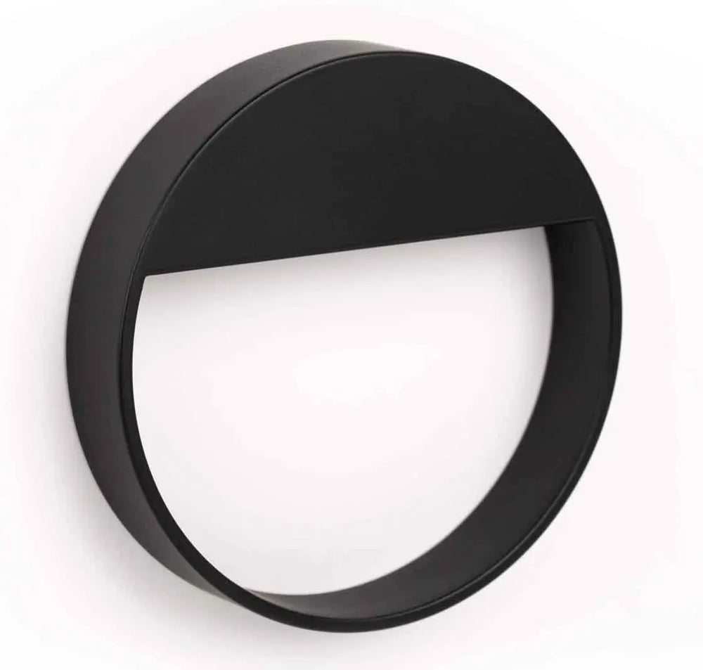 Mâner mobilier Viefe Bau, negru mat, Ø 90 mm (interax 64 mm)