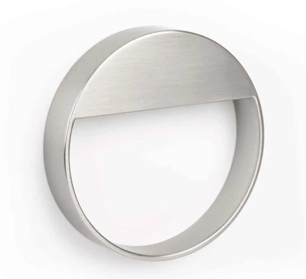 Mâner mobilier Viefe Bau, nichel periat, Ø 90 mm (interax 64 mm)