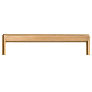 Mâner mobilier Viefe Beam, alamă cava periată, 168 mm (interax 160 mm)