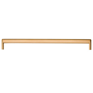 Mâner mobilier Viefe Beam, alamă cava periată, 328 mm (interax 320 mm)