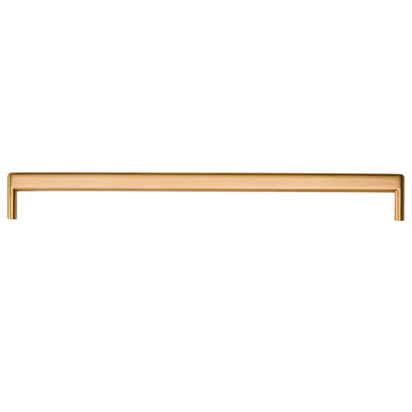 Mâner mobilier Viefe Beam, alamă cava periată, 328 mm (interax 320 mm)