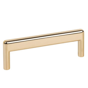Mâner mobilier Viefe Beam, alamă lustruită, 104 mm (interax 96 mm)