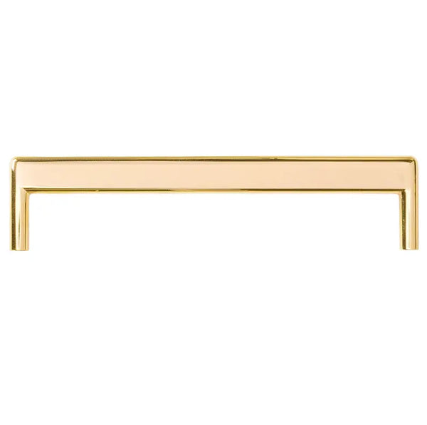 Mâner mobilier Viefe Beam, alamă lustruită, 168 mm (interax 160 mm)