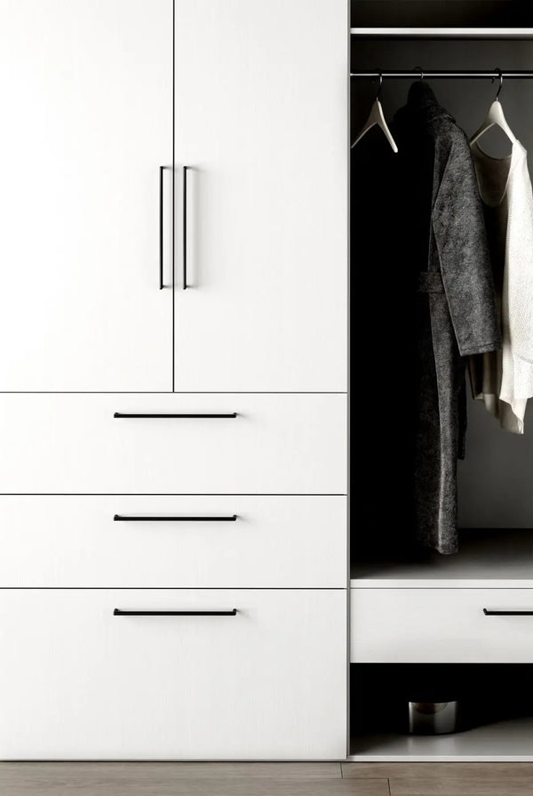 Mâner mobilier Viefe Beam, negru mat, 328 mm (interax 320 mm) - imagine 3