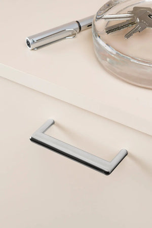 Mâner mobilier Viefe Beam, nichel lucios, 104 mm (interax 96 mm) - imagine 3