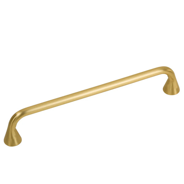 Mâner mobilier Viefe Bella, auriu periat, 176 mm (interax 160 mm)