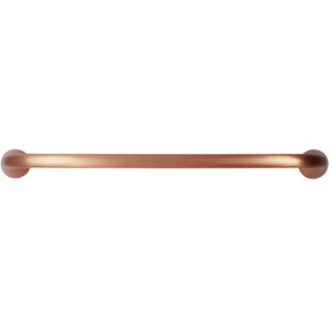 Mâner mobilier Viefe Bella, cupru periat, 176 mm (interax 160 mm) - imagine 2