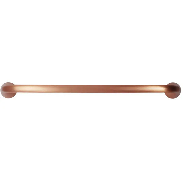 Mâner mobilier Viefe Bella, cupru periat, 176 mm (interax 160 mm) - imagine 2