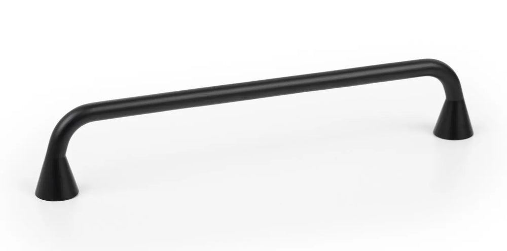 Mâner mobilier Viefe Bella, negru mat, 176 mm (interax 160 mm)
