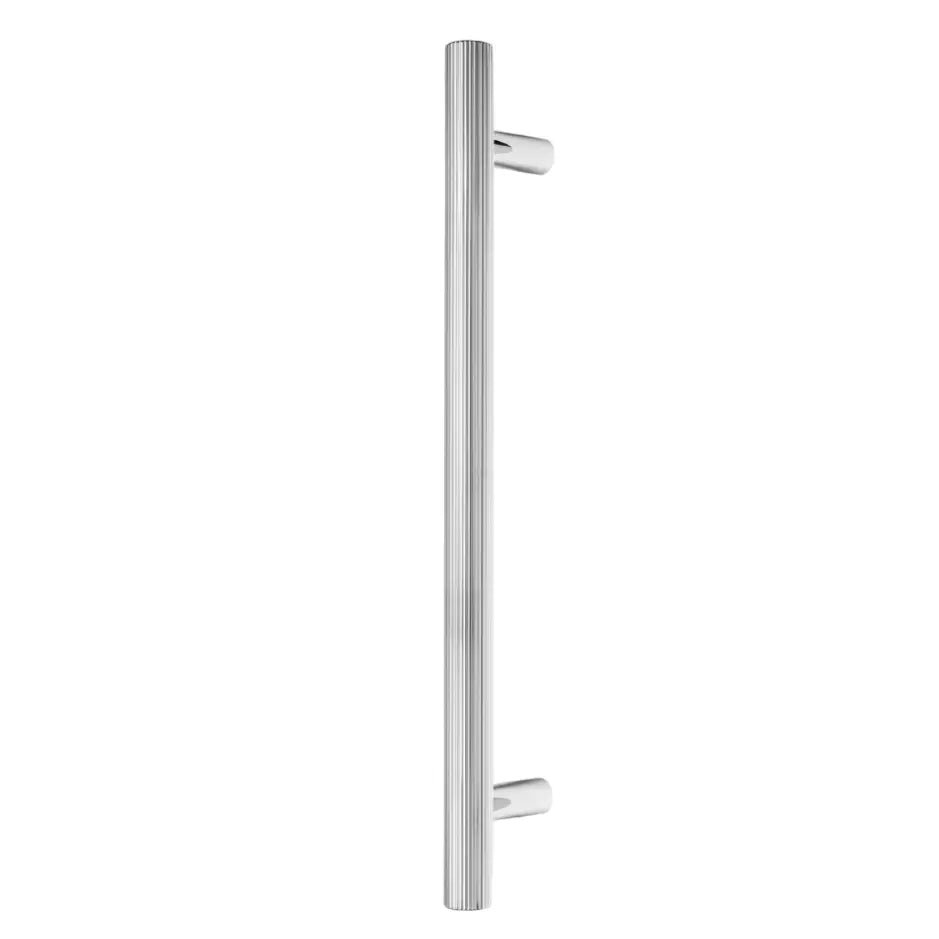 Mâner mobilier Viefe Boto Big, nichel lucios, 418 mm (interax 320 mm)
