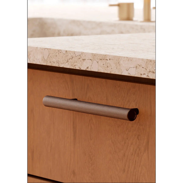 Mâner mobilier Viefe Boto, bronz periat, 226 mm (interax 160 mm) - imagine 3