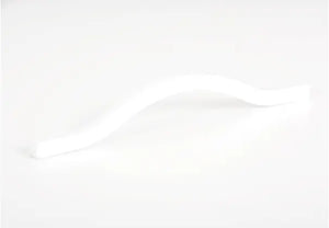 Mâner mobilier Viefe Brave, alb mat, 160 mm (interax 128 mm)