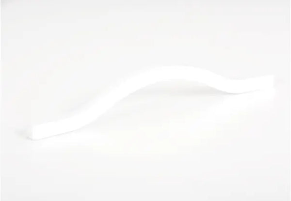 Mâner mobilier Viefe Brave, alb mat, 160 mm (interax 128 mm)