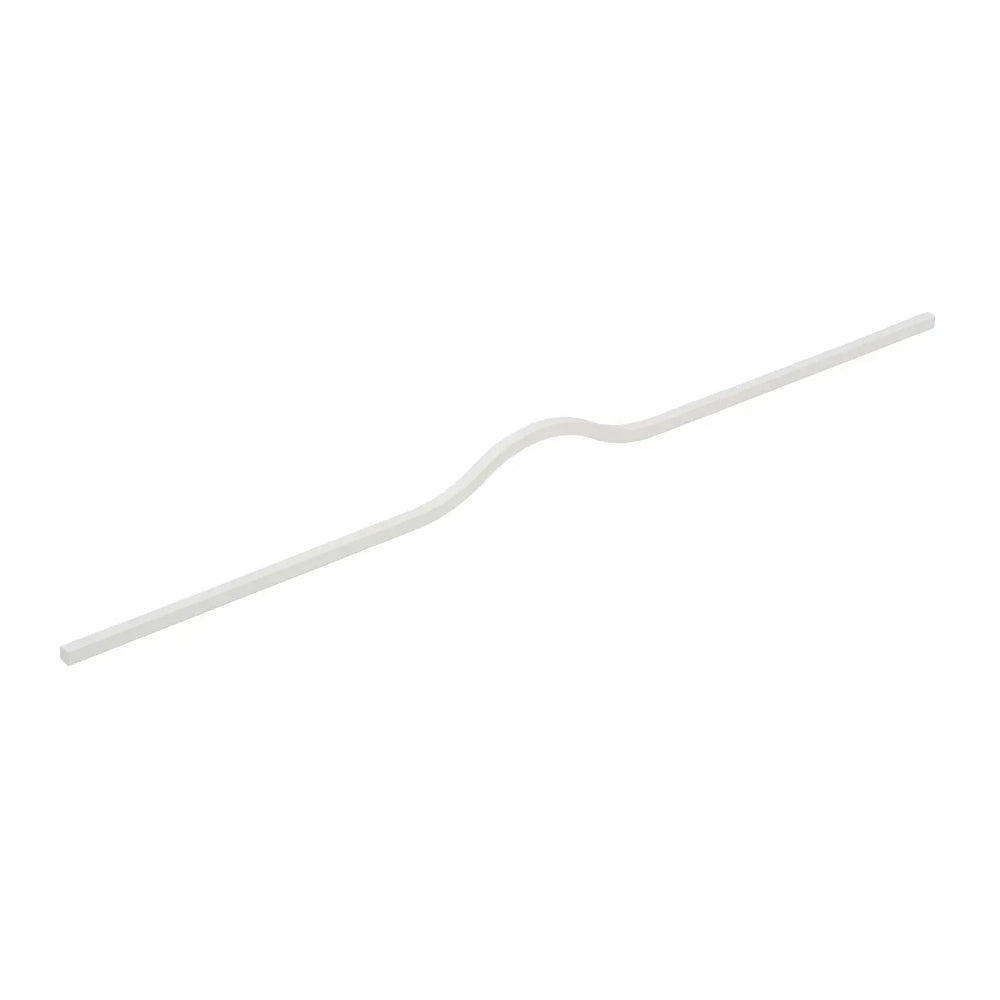 Mâner mobilier Viefe Brave, alb mat, 400 mm (interax 320 mm)