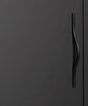 Mâner mobilier Viefe Brave, negru mat, 160 mm (interax 128 mm) - imagine 2