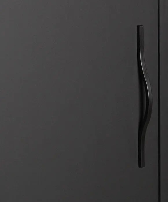 Mâner mobilier Viefe Brave, negru mat, 160 mm (interax 128 mm) - imagine 2