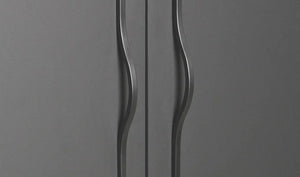 Mâner mobilier Viefe Brave, negru mat, 400 mm (interax 320 mm)